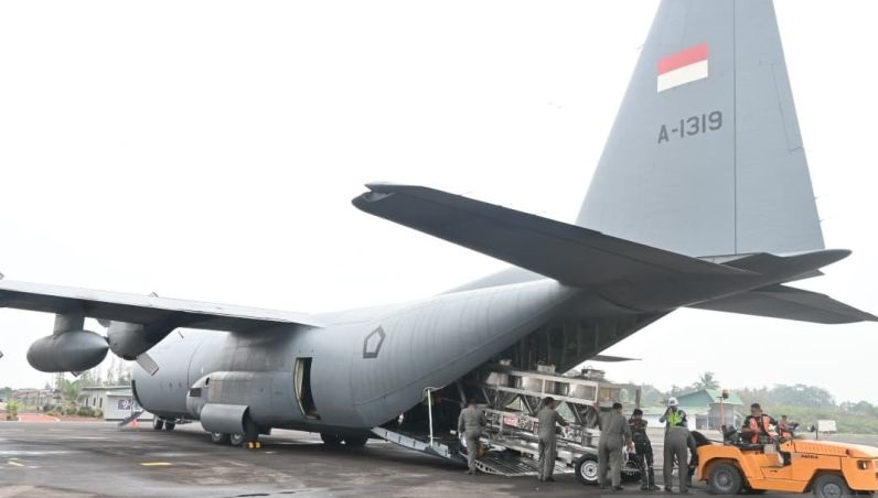 Hujan Buatan Turun di 7 Wilayah Sumsel, TNI AU Dukung Pemadaman Karhutla