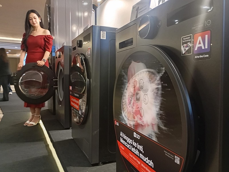 LG Pimpin Pasar Mesin Cuci Bukaan Depan, Raih Penghargaan...