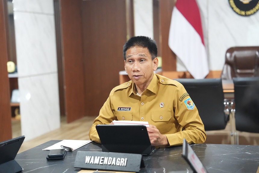 Wamendagri Wiyagus Dorong Pemda Optimalkan Pemanfaatan BTT untuk Pengendalian Inflasi.