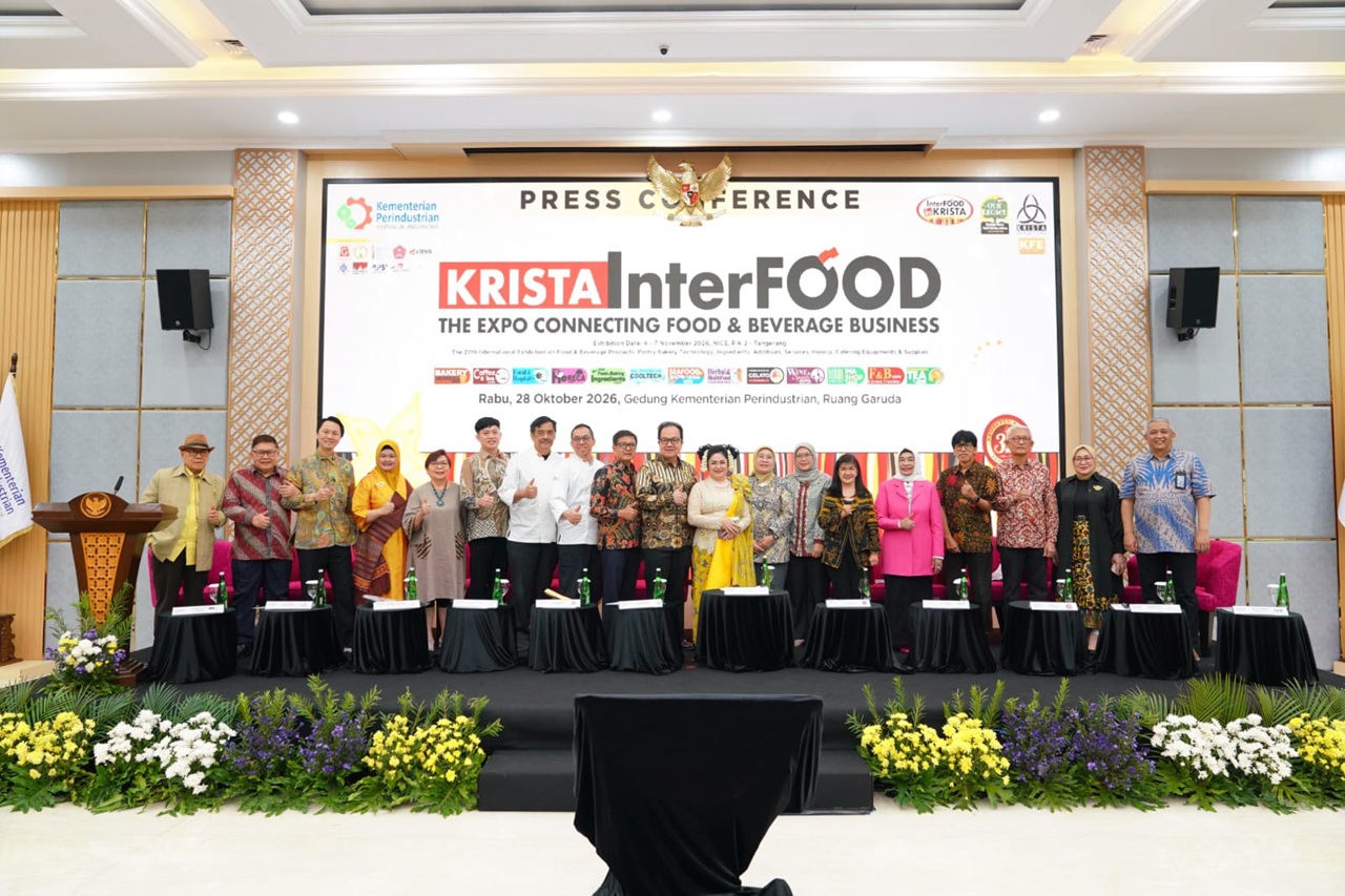 Industri Makanan dan Minuman Tumbuh 7,04 Persen, KRISTA InterFOOD 2026 Perluas Peluang Bisnis