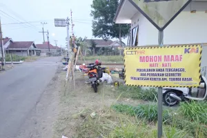 KAI Daop 7 Madiun Bongkar 4 Perlintasan Sebidang di Kediri, Cek Jadwal Penutupannya
