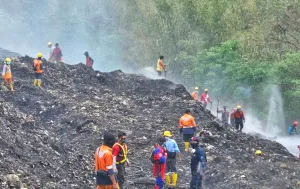 Satu Orang Jadi Tersangka Kebakaran TPA Supit Urang Malang