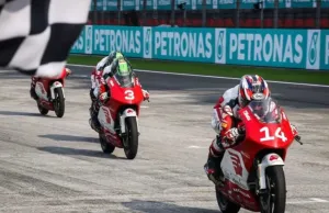Bintang Pranata Finis Kedua pada Balapan Pertama Moto4 Asia Cup