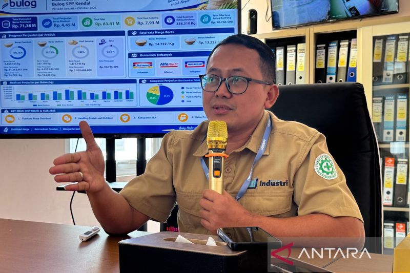Demi Penguatan Stok Beras, Perum Bulog SPP Kendal Serap 5.119 Ton Gabah 