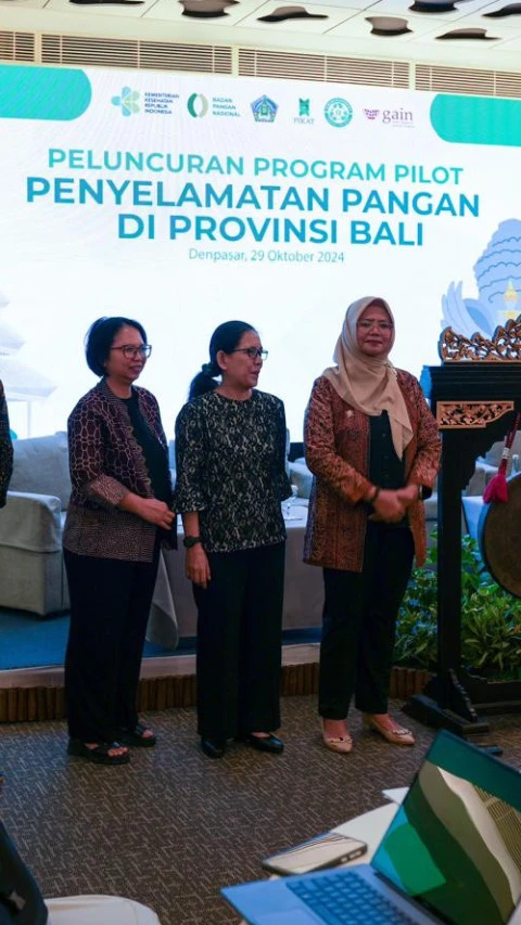 Melalui Re-Distribusi Makanan Bagi Anak Sekolah, Peluncuran Uji Coba Penyelamatan Pangan Dilakukan di Bali