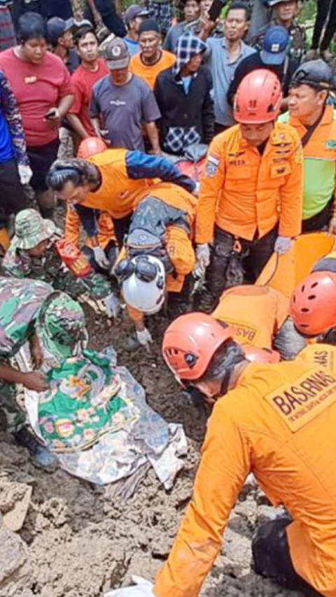 Korban Tanah Longsor di Kebumen Ditemukan Meninggal