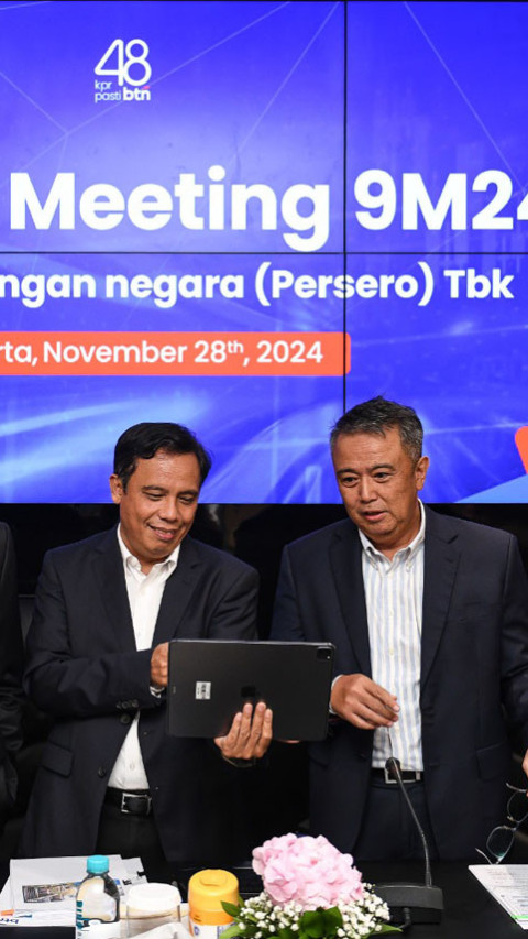Kinerja Kuartal III 2024, BTN Salurkan Kredit dan Pembiayaan Capai Rp356 Triliun