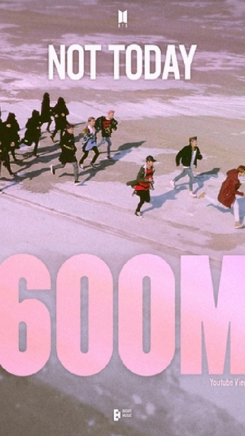 Video Musik BTS 'Not Today' Tembus 600 Juta Views di YouTube