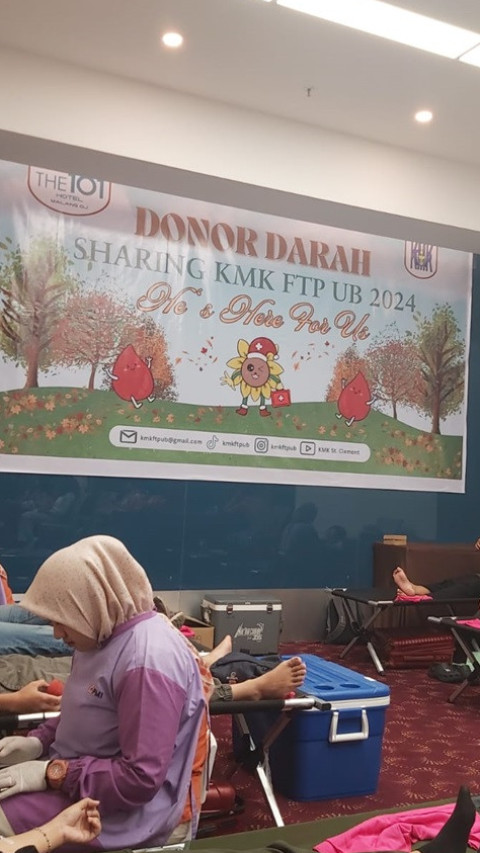 Hotel 101 OJ Malang Fasilitasi KMK FTP Universitas Brawijaya Gelar Aksi Donor Darah
