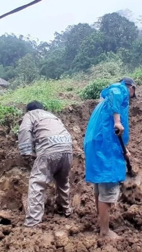 Mengenaskan Kabar Ini, Satu Keluarga di Sukabumi Tertimbun Longsor