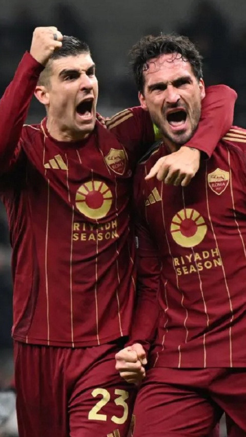 Kalahkan Eintracht Frankfurt 2-0, AS Roma Lolos Zona Play-off 