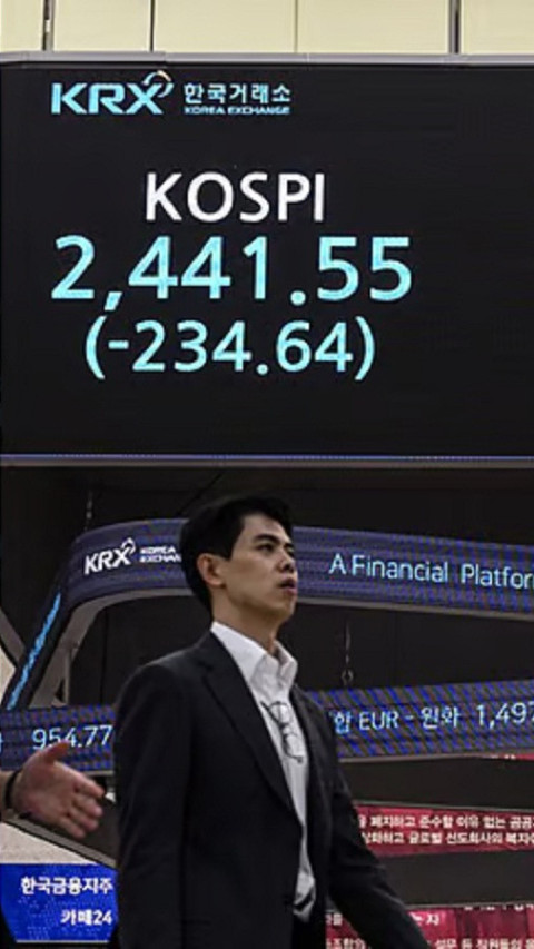 Saham Tokyo dan Seoul Anjlok Akibat Kebijakan Tarif Trump 