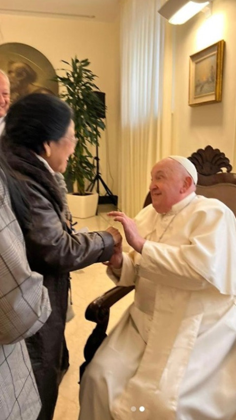 Megawati dan Paus Fransiskus Bahas Isu Pemanasan Global di Vatikan