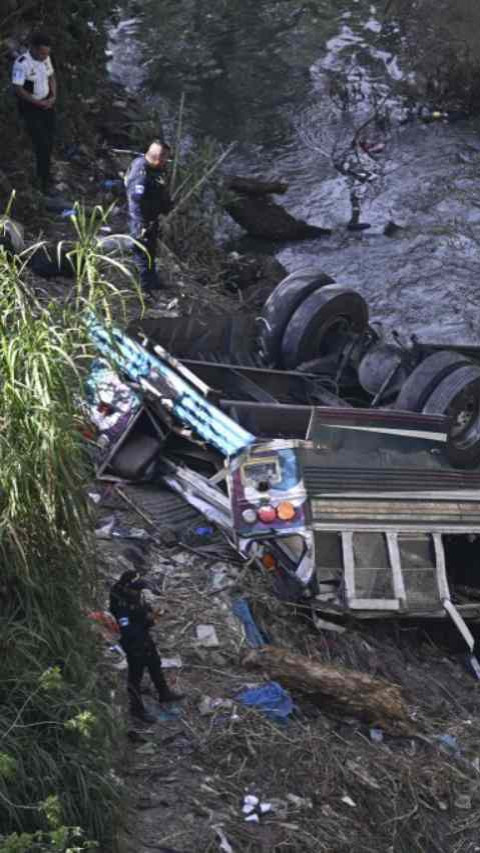 Bus Terjun ke Jurang di Guatemala, 55 Orang Tewas