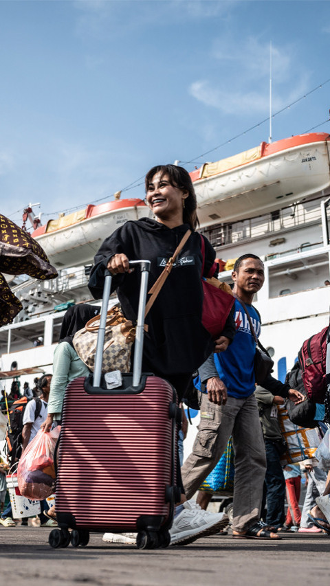 Arus mudik Pelabuhan Semarang
