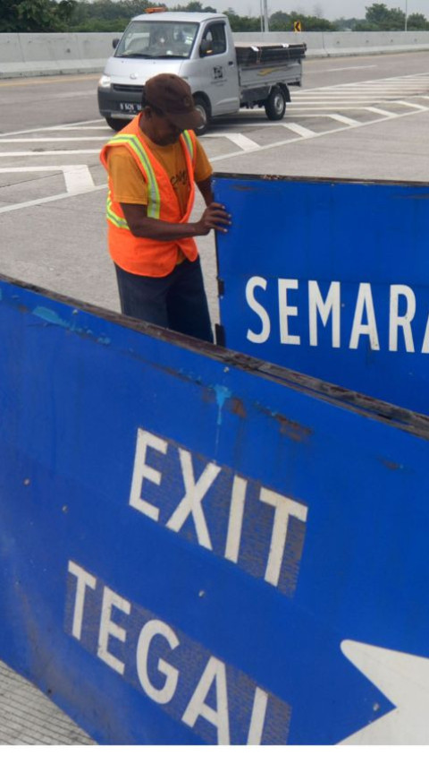 Persiapan jalan tol hadapi arus mudik